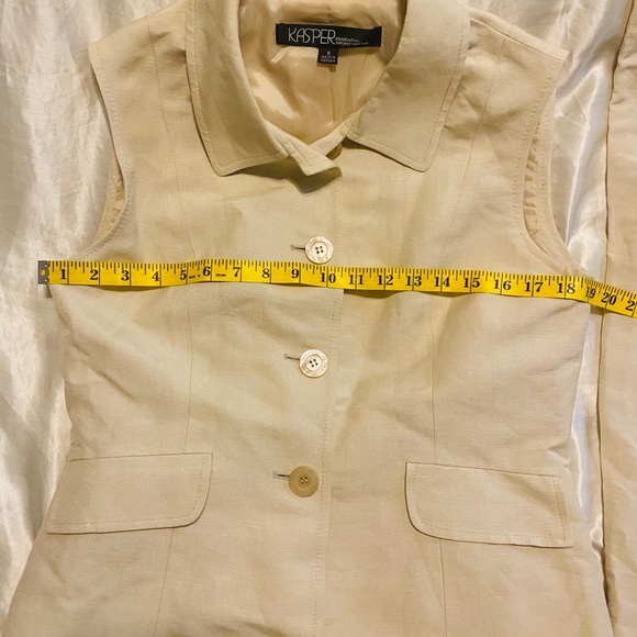 Vest 2 pc set beige - Picture 4 of 7